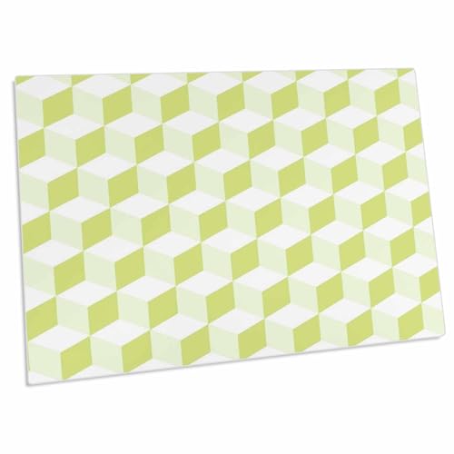 3dRose Diamond Repeating Pattern en Blanco Crema y Ecru