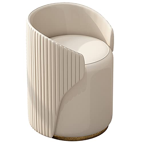 Silla de tocador de maquillaje de terciopelo y taburete para dormitorio deco 5