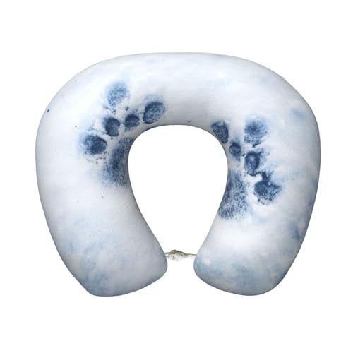 Almohada de viaje de poliéster con diseño animal miniatura 1