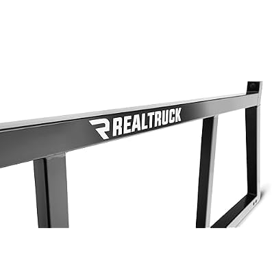 RealTruck BACKRACK Open Rack Frame Only | Black, No Drill | 14900 | Fits 2019-2025 Chevrolet/GMC Silverado/Sierra 1500; 2008-2019 & 2022-2025 Toyota Tundra; 2004-2025 Ford F-150 & Others