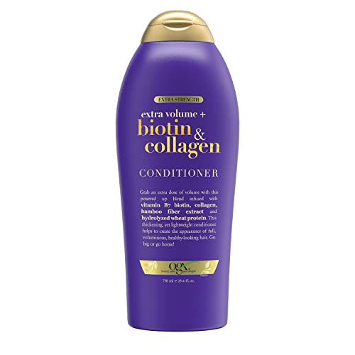 Ogx Biotin & Collagen Extra Strength Volumizing Conditioner For Thicker, Fuller Hair, 25.4 Fl Oz #TOP15