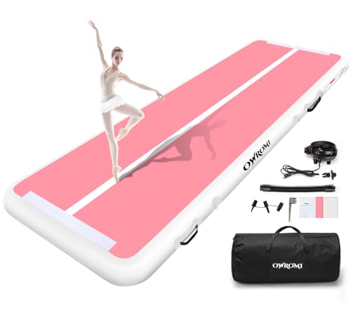 OWROMI Inflatable Air Gymnastics Mats for Tumbling,...