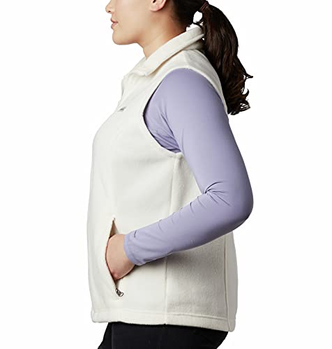 Columbia Colete feminino Benton Springs, giz, 2X Plus