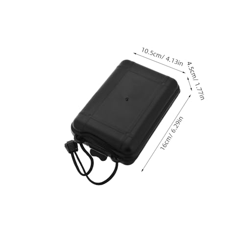Zerodeko estuche para puntas de flecha seguro con plástico rígido impermeable 2