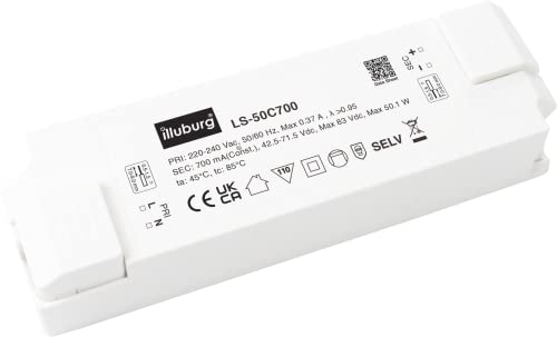 Flackerfrei LED Trafo 30W - 50W 700mA LED Netzteil Driver Treiber Transformator Flickerfree Konstantstrom