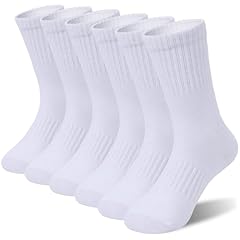 6 Pairs White