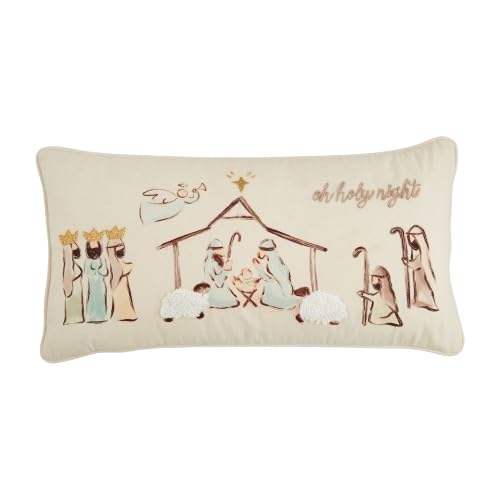 Coussin de crèche crème pour décorer la chambre de bébé