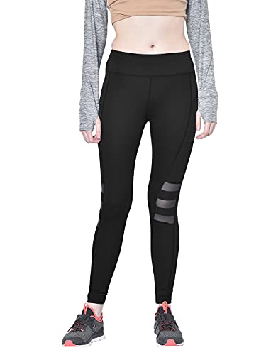 Image of CHKOKKO Women's High Rise Regular Fit Polyester Blend Sports Leggings (JSSTIGHT)