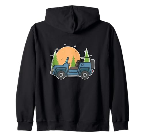 Road Trip Viaggi Avventura Route Car Felpa con Cappuccio