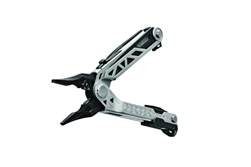 Gerber Gear Center-Drive Multitool Bit Set - 16-Piece Multitool 12-Piece Standard Bit Set - Includes Knife Pliers Wire Cutters Bottle Opener & More - Silver Tool Made in USA - Coyote Brown Sheath