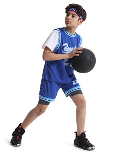 Roadbox Youth Boys Compression Shorts - Performance Athletic Base Layers Spandex Compression Underwear Sports Shorts Grey #TOP3