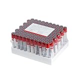 Suitable for Pets: Veterinary Laboratory Blood Collection Tubes, 100 Tubes (Plain Tube)