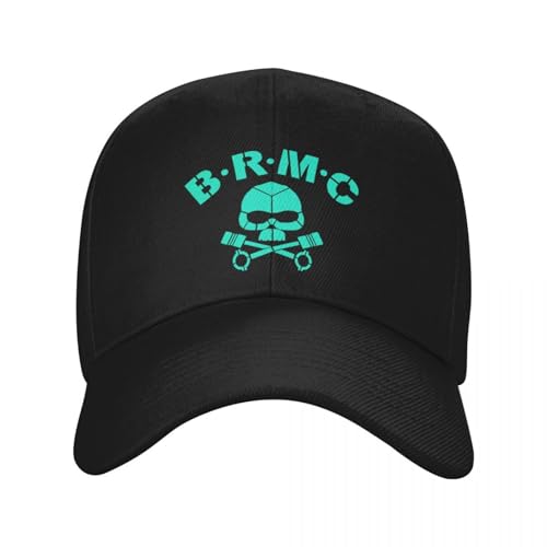 HEBUOUI Band-Black Rebel Motorcycle Club 2024 Fashion Baseball Men Polyester Hats Adjustable Hat Universal Casual Cap Truck Driver Hat Halloween