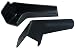 JR Products 655-BK-A Black Rigid Extended Rain Gutter Spout