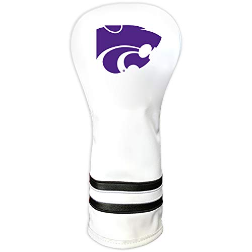 Team Golf NCAA Kansas State Wildcats White Vintage Fairway Head Cover White Vintage Fairway Golf Club Headcover, Form Fitting Design, Retro Design
