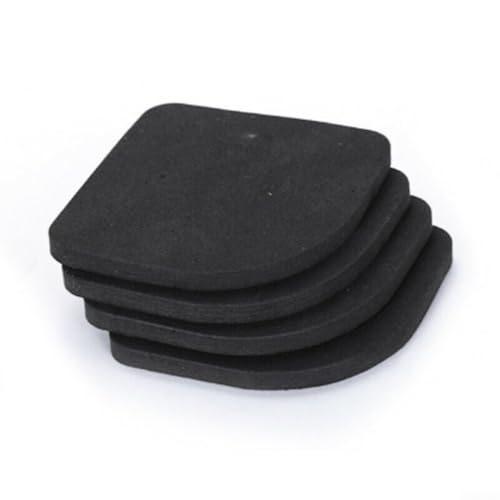 Paquete de 4 almohadillas antivibración para lavadora y secadora | Antideslizante para alfombrillas amortiguadoras de EVA para refrigerador | Para patas de muebles para reducir el ruido y prevenir