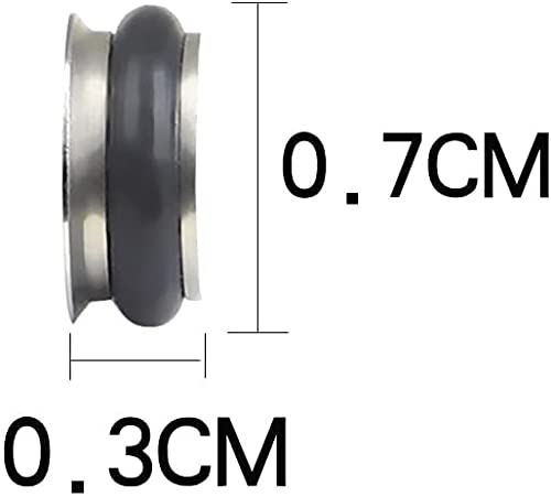 Jiayouy Pack Of 10 Metal Flute Plugs Open Hole Flute Key Cover With 60Pcs Rubber Grommet Washer Flutes Repair Parts Accessories 7Mm X 3Mm #TOP6