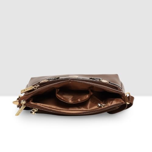Image of ESBEDA Classic Structured Buckle Sling For Women | Ladies Purse | Slings For Casual Carry | Stylish Sling Bag | Gift Bag For Women