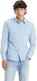 Levi's Long-Sleeve Battery Housemark Slim Camisa, Soft Chambray Blue, M Hombre