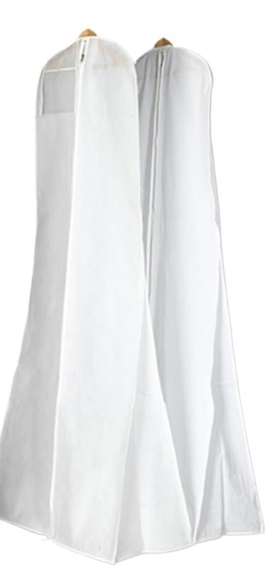 Long Wedding Dess Bag Cover Evening Dress Dust Cover Bridal Garment Storage Bag New Wedding Dust Cover