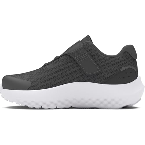 Under Armour Jungen Surge 4 AC, leichte und atmungsaktive Laufschuhe, gepolsterte Joggingschuhe für langen Komfort,Castlerock / Anthracite / Anthracite,27