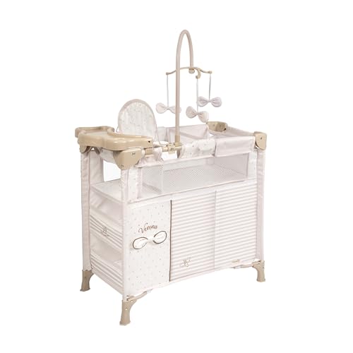 Armoire à langer Verona DeCuevas avec accessoires pour poupon : rangez et jouez facilement