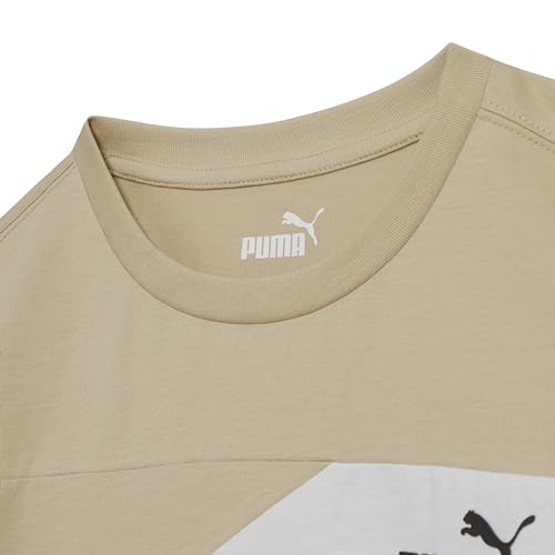 Image of Puma Boys' Short Sleeve Cotton Graphic T-Shirt, Crewneck