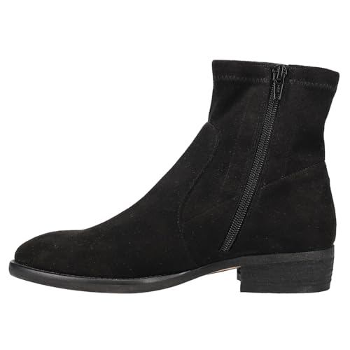 Image of VANELi Womens Henson Round Toe Zippered Casual Boots Ankle Low Heel 1-2 inch - Black