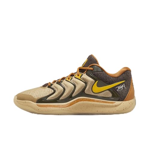 KD17 x Alchemist Basketball Shoes (HJ4464-200, Sesame/Rough Green/Monarch/University Gold) Size 10.5