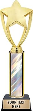 Crown Awards 11" Gold Star Trophies, Corporate Recognition Star Trophy with Custom Engraving, Great for Corporate Gifts Prime