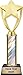 11" Star Trophies, Corporate Star Trophy with Custom Engraving, Great for Corporate Awards and Employee Trophies