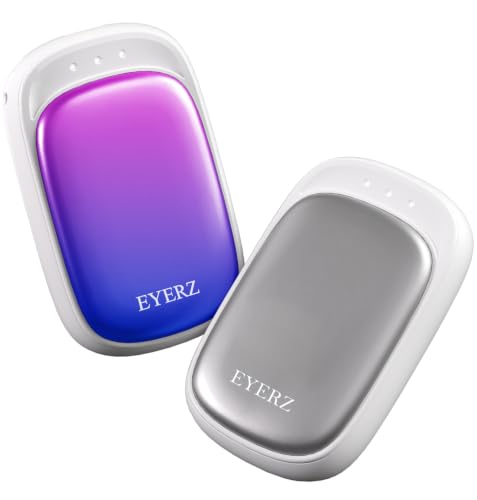 Hand Warmers Rechargeable 2 Pack, Egg Electric Hand Warmers with LED Display & 4 Heat Levels, Magnetic Hand Heater for Women, Kids, Men, Raynauds Essentials, Gifts for Christmas, Birthday, Valentine