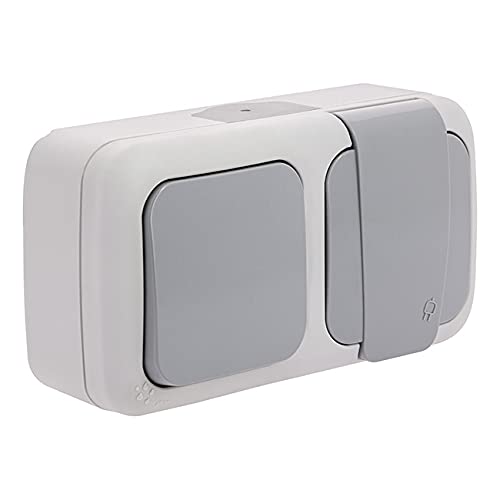 SIEMENS - Étanche VV + Prise 2P+T gris SIEMENS