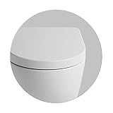 Vaso Wc Bagno Terra Filo Muro Senza Brida traslato File 2.0 in Diversi Colori (Bianco Opaco)