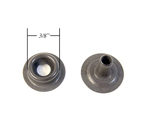 Snap Stud & Post, Military Black, Post Has 3/8" Extended Length Post (10)4