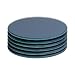 Produktbild Harbour Housewares Runde Glas Untersetzer - 10cm - HAAG Blau - 6. Packung