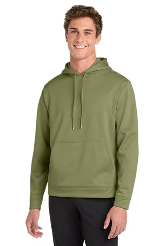SPORT-TEK Sport-Wick Fleece Hooded Pullover F244