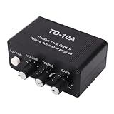 YUYTE Mini Preamplificatore Audio Stereo NE5532 Amplificatore per Cuffie Controllo Volume Bassi Alti con Uscita Ingresso 3,5 Mm per PC OS X Computer Home Audio