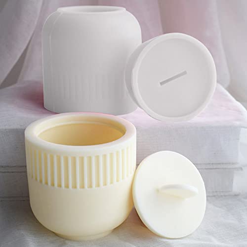 Moule en silicone boîte béton sans casse pour rangement de bijoux en plâtre - 5