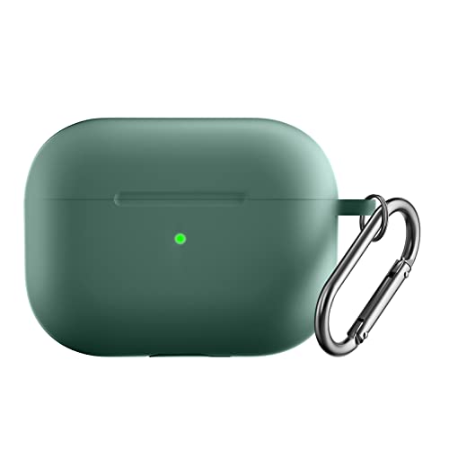 GMUJIAO Case for AirPods Pro 2,Silicone Shockproof Case Cover,Soft Silicone Skin Case,Premium Silicone Cover for AirPods Pro 2,AirPods Pro 2 Case-Green - Image 2