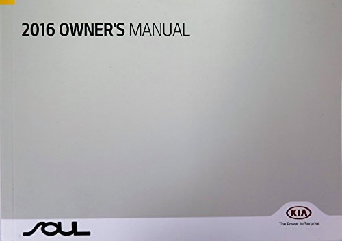 2016 Kia Soul Owners Manual book