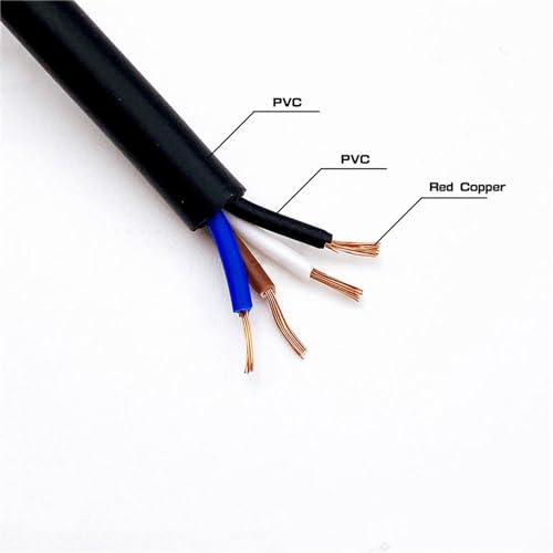 Evita cortes de corriente usando este cable eléctrico de 2 pines de cobre 5