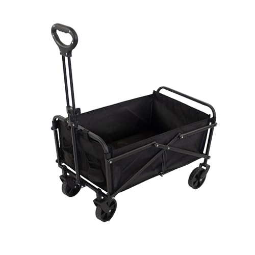 Pincho Carro Plegable Playa con Ruedas - Carrito Plegable con 4 Ruedas - Ligero y Resistente, Soporta hasta 50 kg - Ideal para Playa, Camping y Jardín - Diseño Compacto y Fácil de Transportar