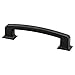 Berenson Hearthstone 6" Center to Center Cabinet Handle Pull, Matte Black