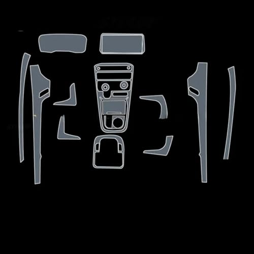 Film PPF TPU anti-rayures auto-cicatrisant pour console Hyundai Santa Fe