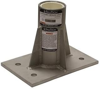 Falltech 65040CMS Center-mount Fixed Base in Stainless Steel