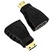 HDMI Mini Adapter,VCE (2-Pack) Gold Plated Mini HDMI to HDMI Adapter