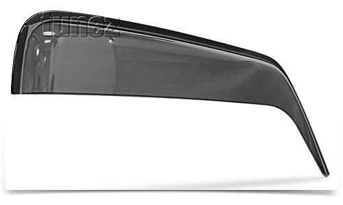 TUNEZ® Fenstertür Visier Wetterschutz Wetterschutz Kompatibel mit Suzuki Jimny SN Jahr 1998-2018 Installation nur an den vorderen 2 Türen.