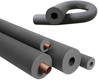 Pipe Insulation Foam Tube 1 inch,Foam Tubing1 for Pipeline,Guitar Rack , Utensils,and Roof Rack, etc (1" ID X 1-23/32"OD-6Ft)