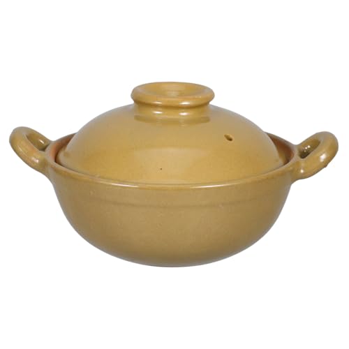 ZUNOXAZ Pentola Per Stufato in Argilla Casseruola Da Cucina Per Uso Pentole Per Brasare Manico Resistente Temperature Per Zuppe e